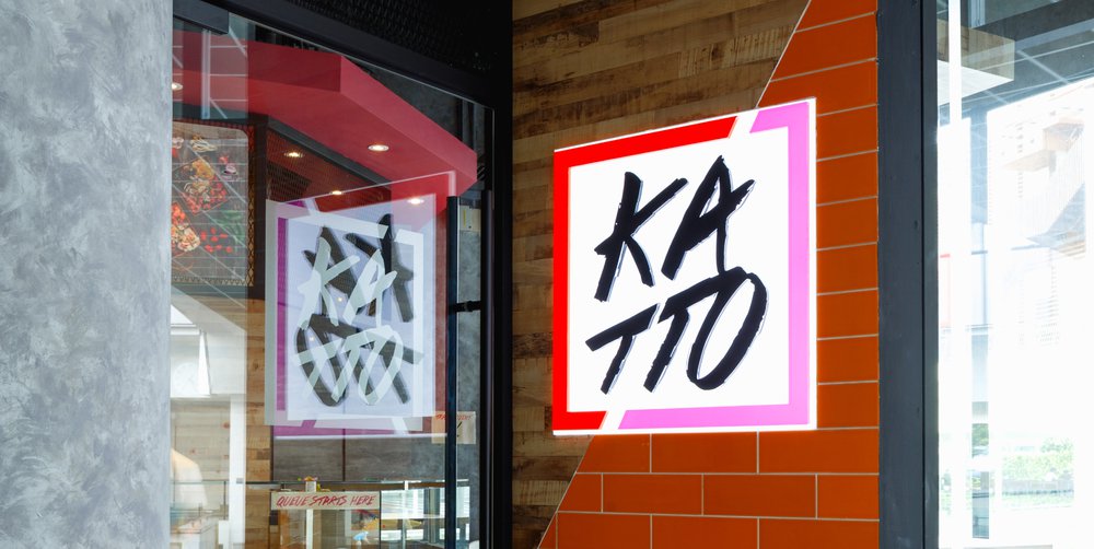 Image of Katto, A brand identity was created for Katto, one adequately reflecting the vibrant and trendy ethos of the café, Singapore