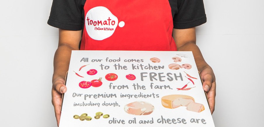 Image of Toomato, Our holistic brand engagement strategy for Toomato highlights the freshness and authenticity of its Italian fare, Thailand